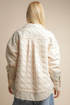 Cream Quilted Jacket