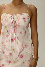 Dreamy Floral Asymmetric Cami Top