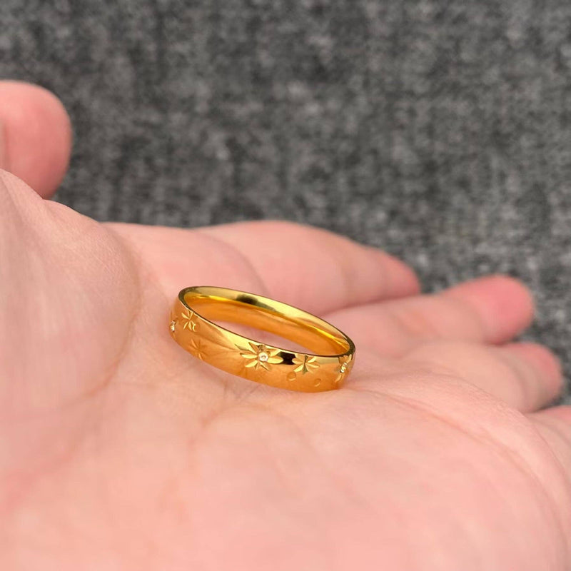 Inlaid Stars Ring
