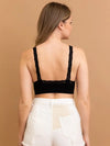 Black Lace Trim Bralette