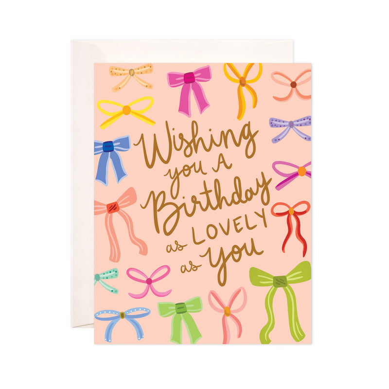 Lovely Bows Greeting Card