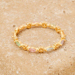 Gold Flowers Band Ring