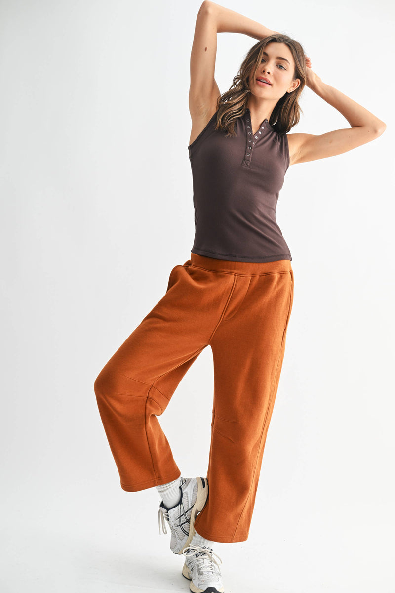 Espresso Henley Tank