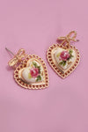 Rose Porcelain Earrings