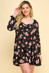 Curvy Flirty Babydoll Dress