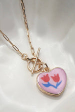 Porcelain Heart Necklace