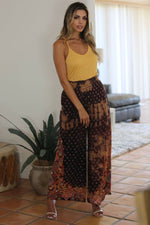 Tie Dye Wide Leg Pants
