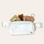 All You Need Belt Bag with Hair Scarf - Cloud White