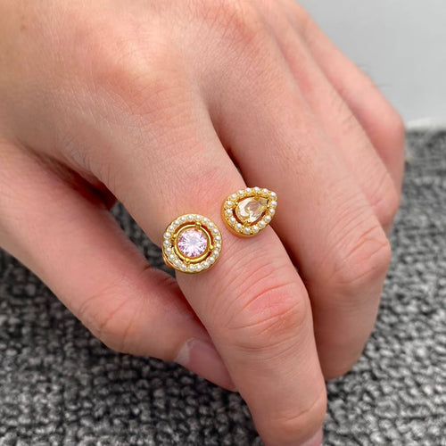 Double Gem Ring