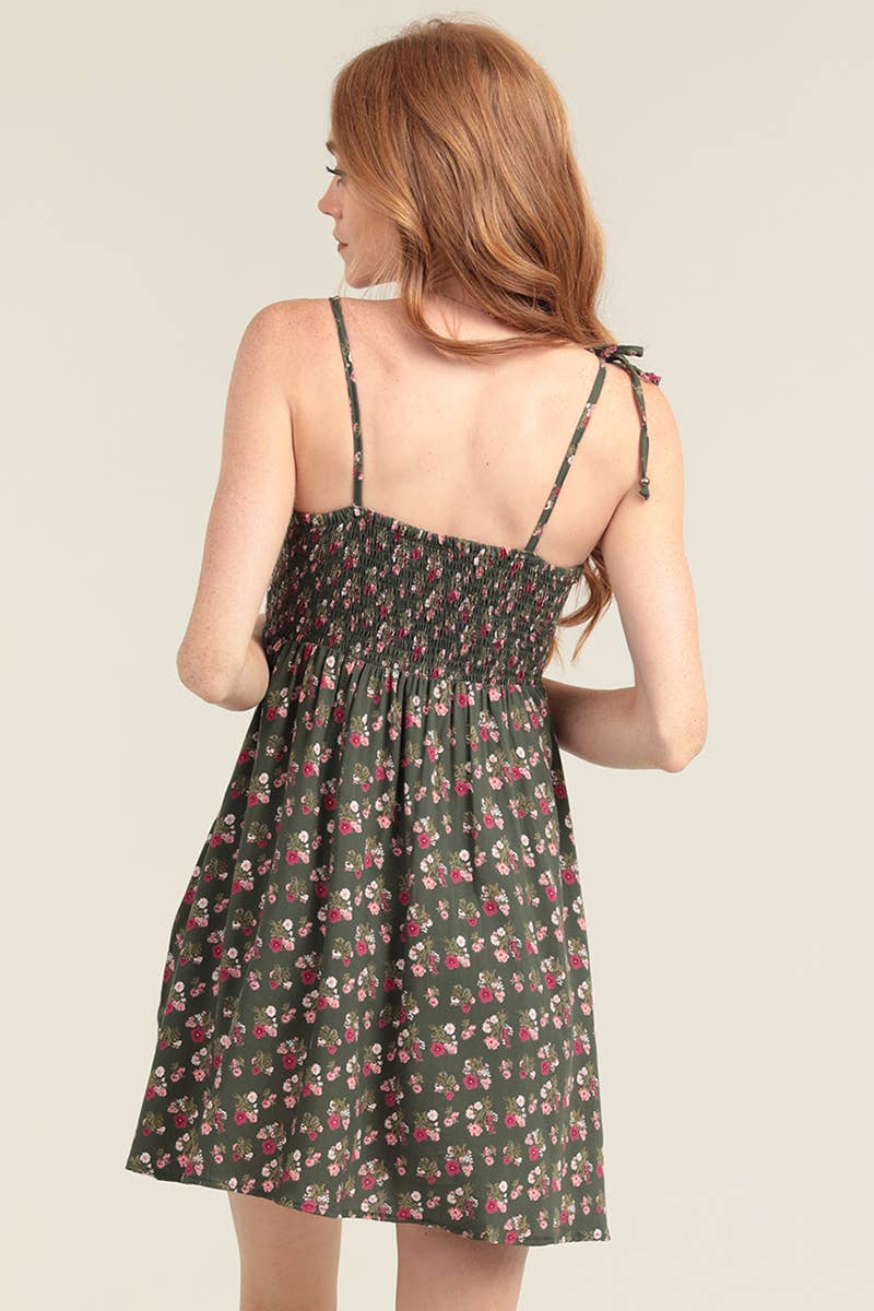 Olive Sweetheart Dress