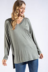 Curvy Long Sleeve Top