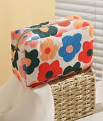 Retro Flower Cosmetic Bag