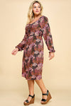 Curvy Floral Fields Dress