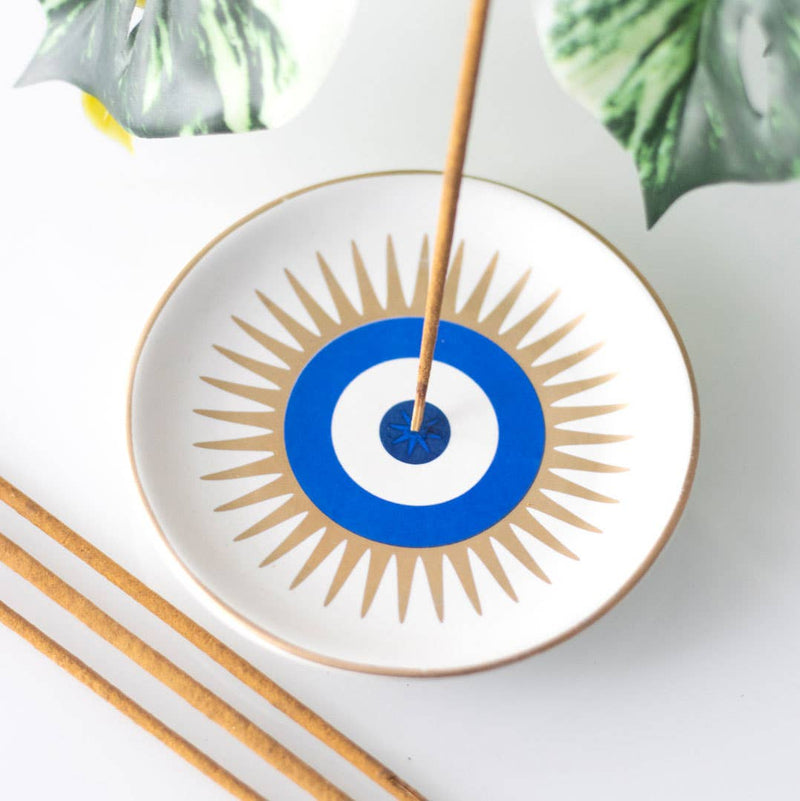 All Seeing Eye Incense Plate by Delaney Rose Boutique