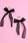 Lace Bow Earrings