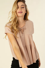 A Line Tiered Blouse