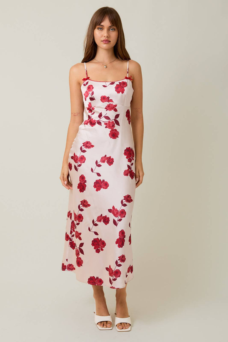 Vintage Rose Blossom Dress