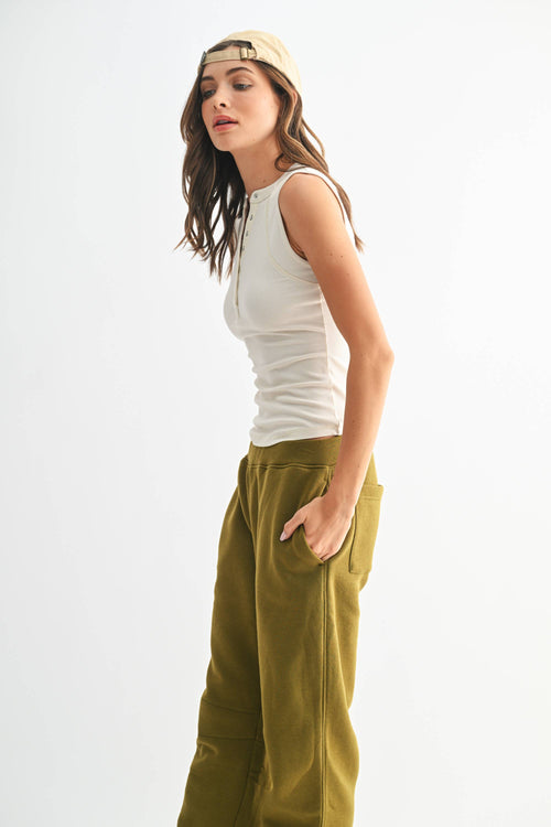 Natural Henley Tank