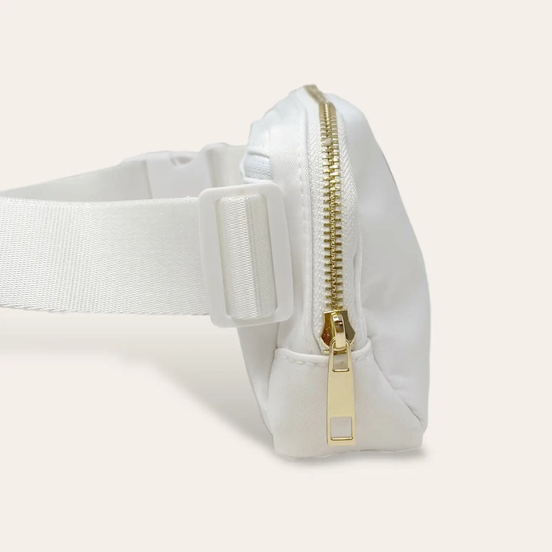 All You Need Belt Bag with Hair Scarf - Cloud White