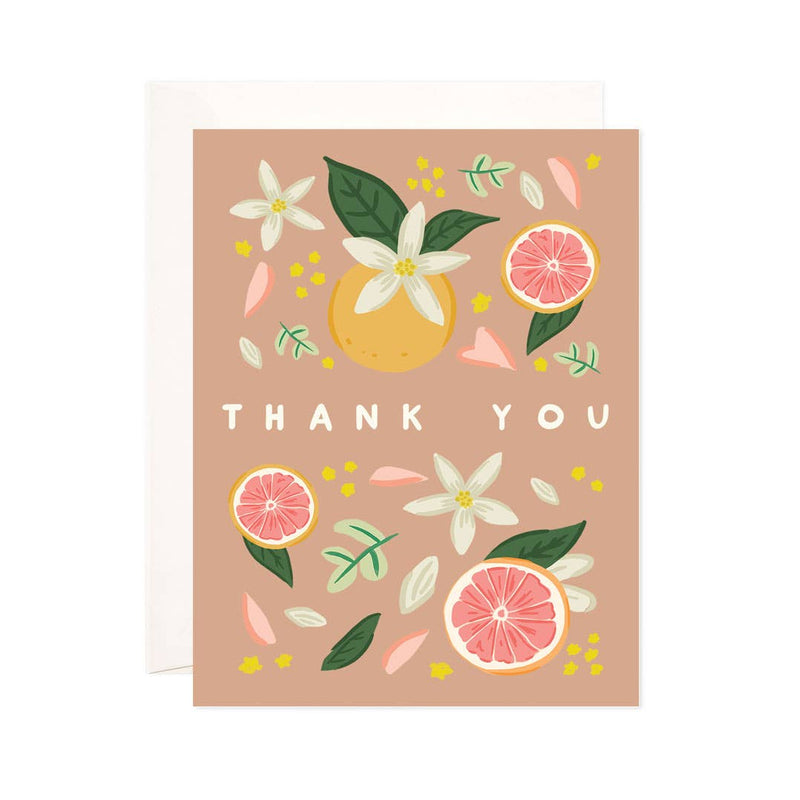 Thank You Citrus Greeting Card