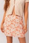 Lettuce Hem Mini Skirt