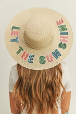 Let The Sun Shine Sun Hat