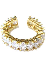 Rhinestone Chunky Ring