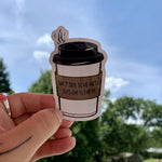 Coffee Cup Sticker