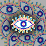 Boho Eye Sticker