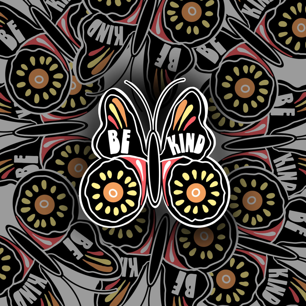 Be Kind Butterfly Sticker